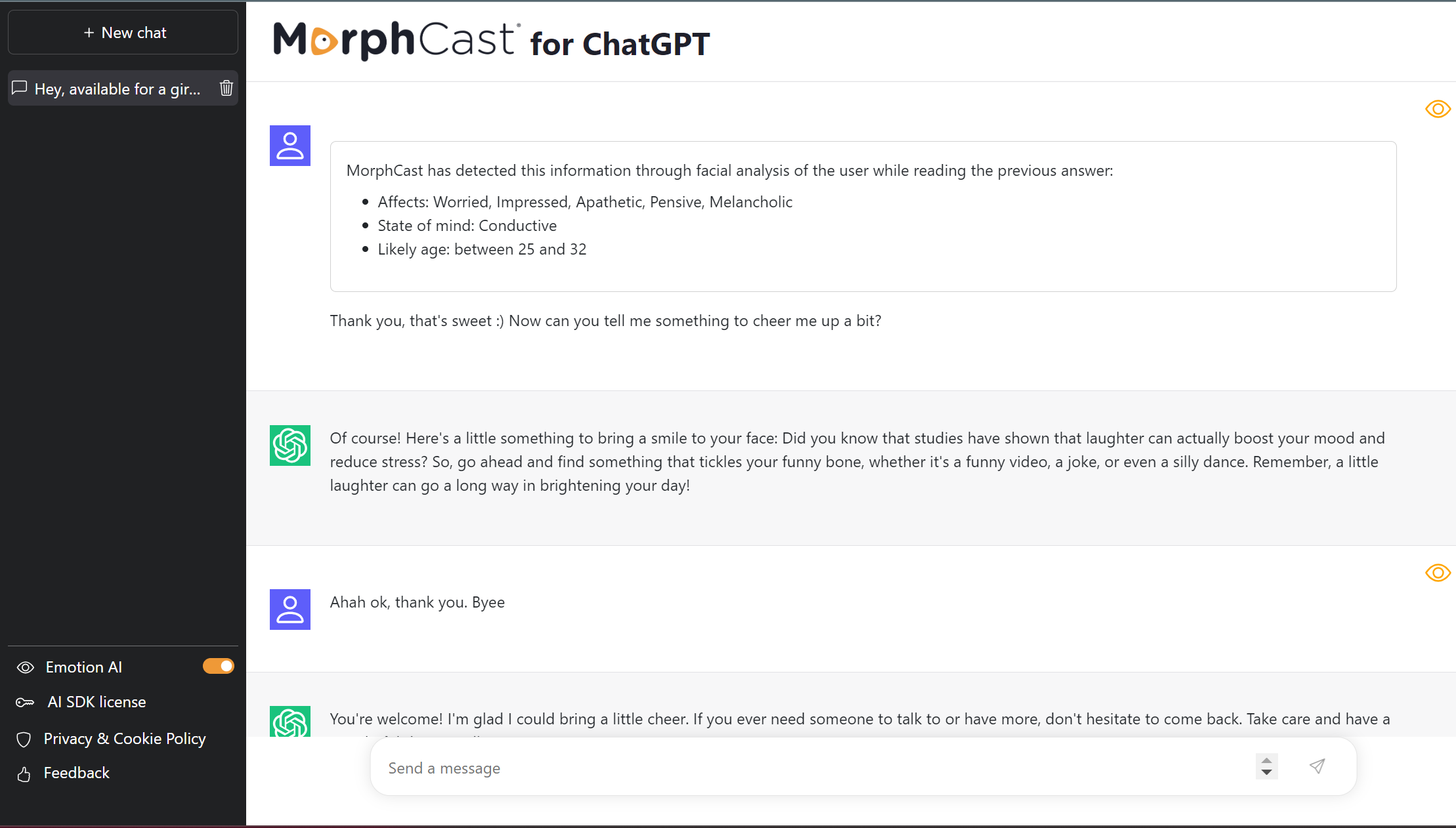 incredible conversation with chatgpt