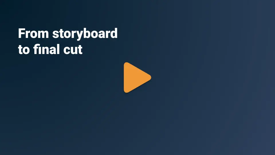 From storyboard to final cut with MorphCast Studio