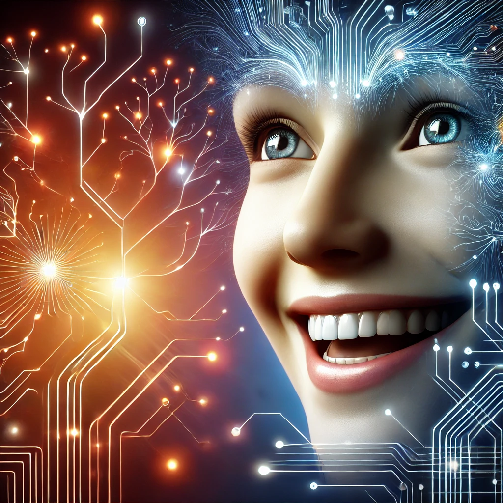 a strange photo of a man driving a car from outside