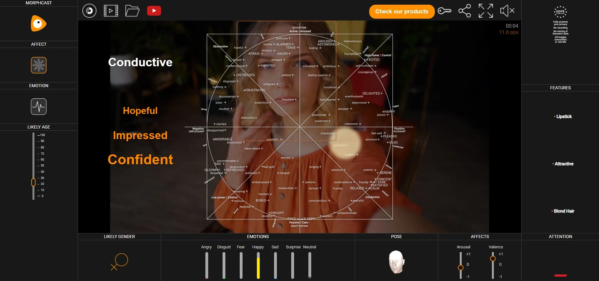 MorphCast: Facial Emotion AI